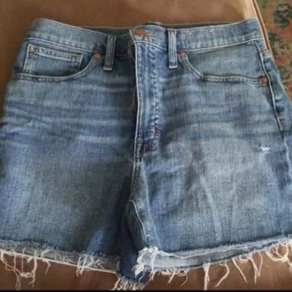 Madewell high rise shorts 27